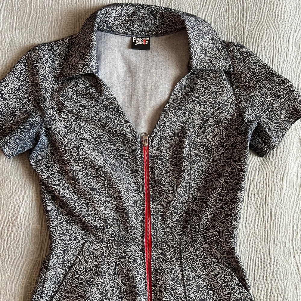 Forgotten saints denim jumper